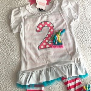 2nd Birthday Girl NWT